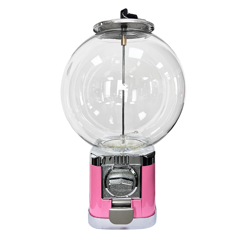 Candy Vending Machine - Pink Mechanical 32mm Bouncing Ball Capsule