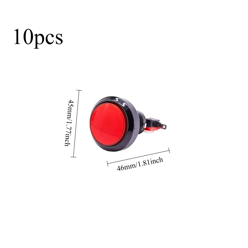 Arcade Game Vending Machine - 10pcs 46mm Arcade Button for Basketball