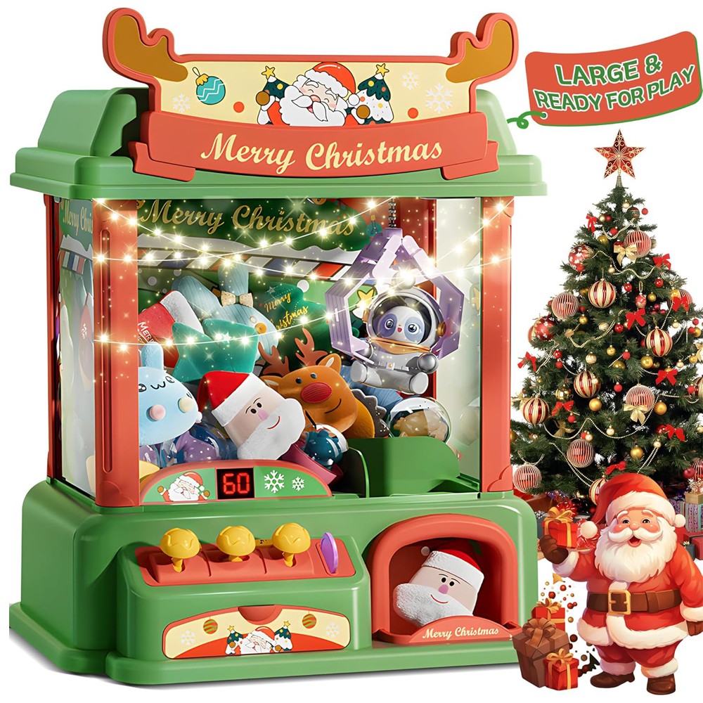 Christmas Claw Machine For Kid - Vending Arcade Games review and price