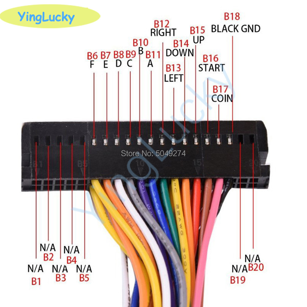Arcade Cabinet 40-pin Wire Har - Arcade Vibes review and price