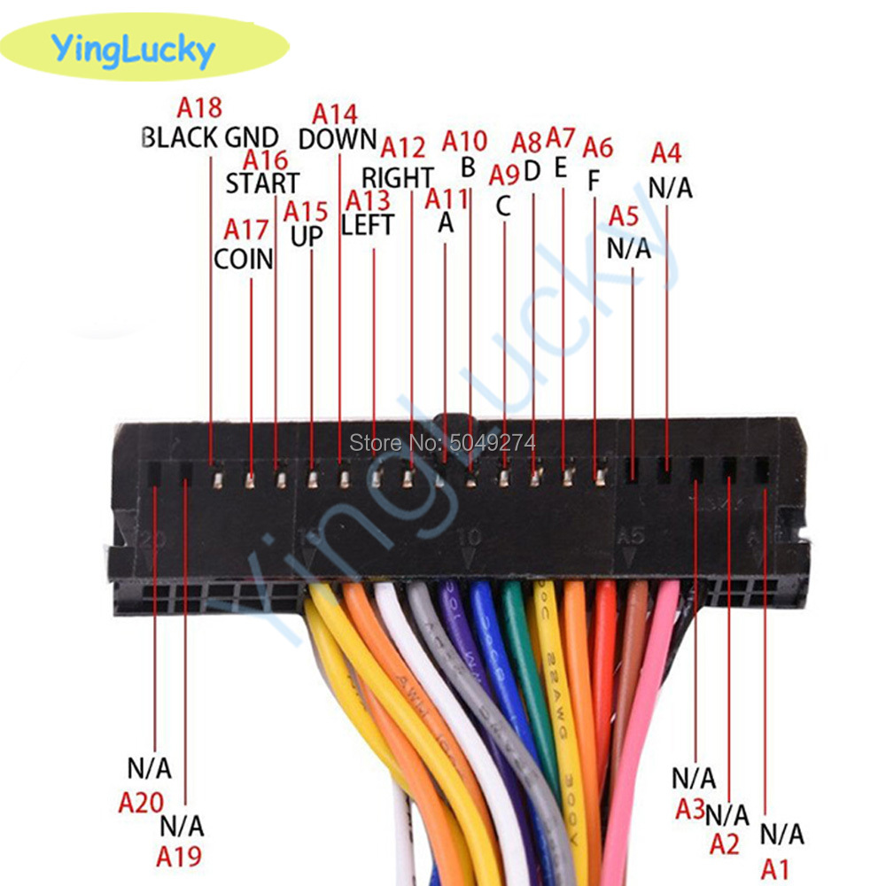 Arcade Cabinet 40-pin Wire Har - Arcade Vibes review and price