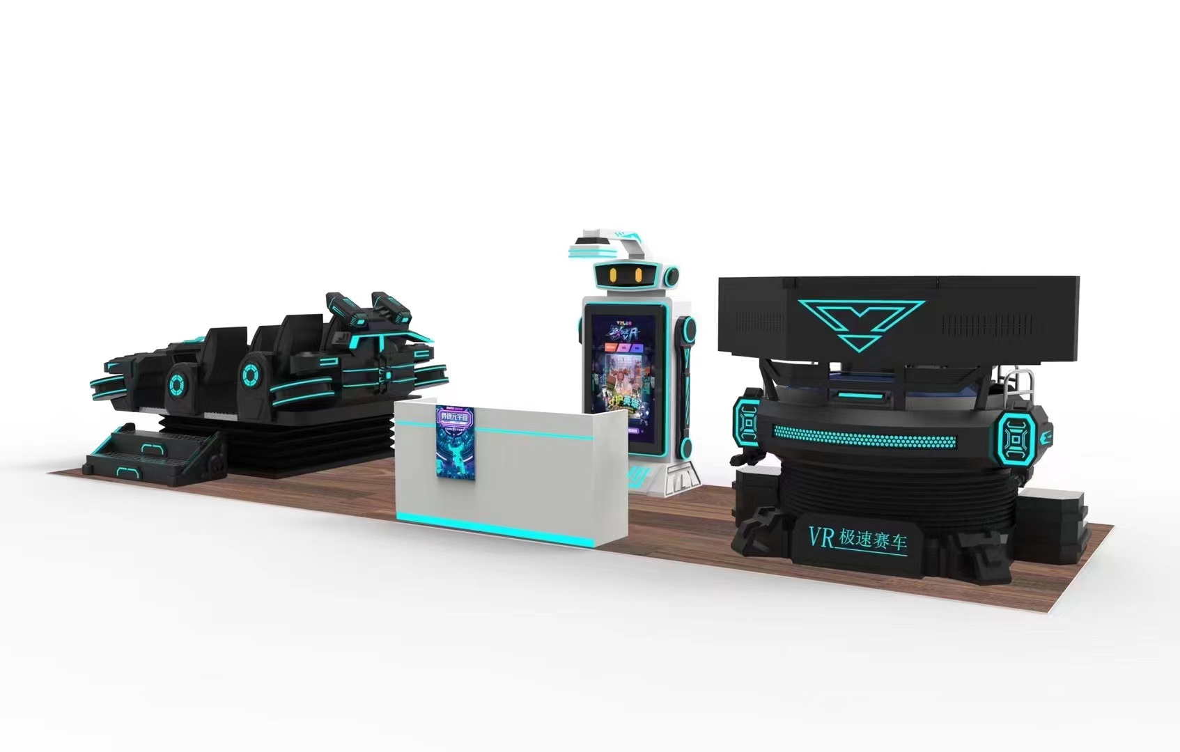 High Quality Theme Park 4 Seat - 9D Vr Simulator review and price