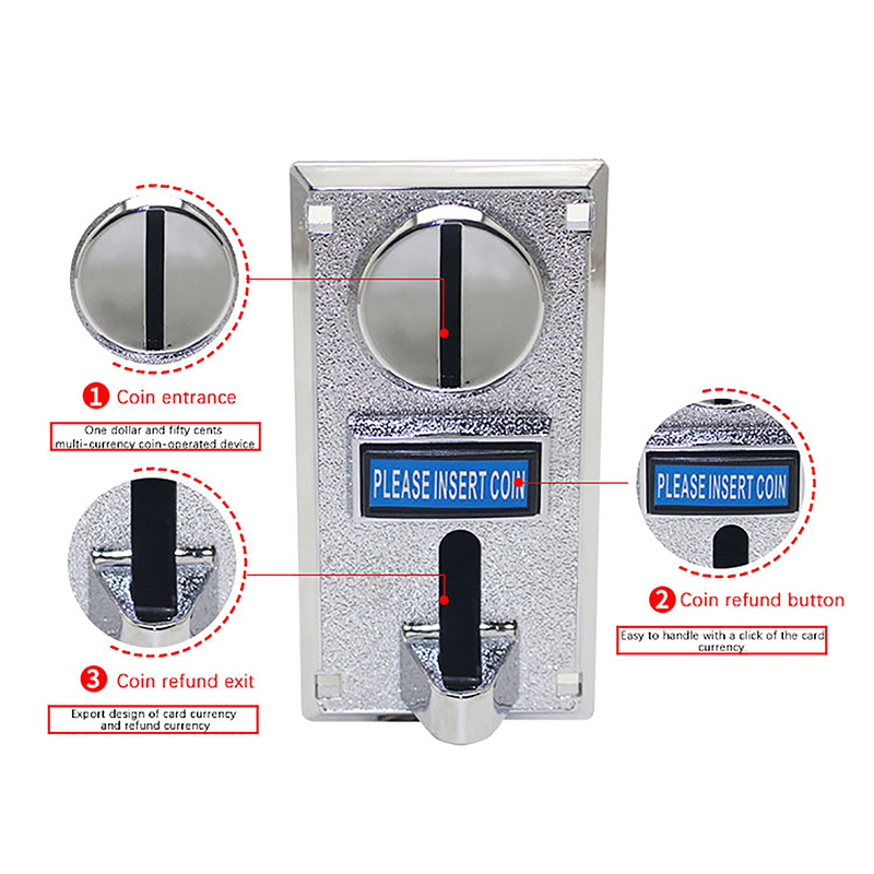 616 Electronic Multi Coin Acce - Arcade Game Vending Machine review and price