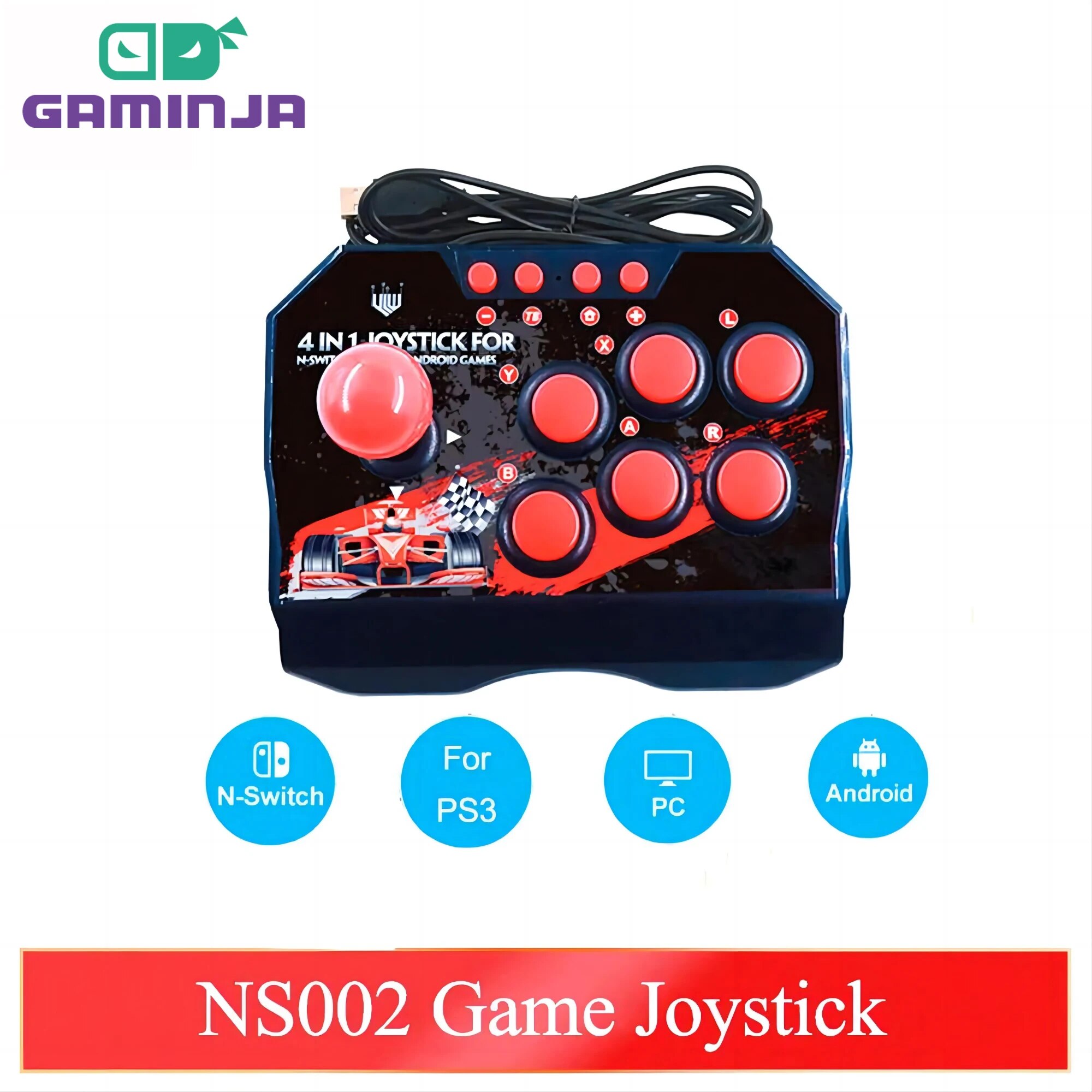 GAMINJA NS002 4 In 1 Retro Arc - Arcade Vibes review and price